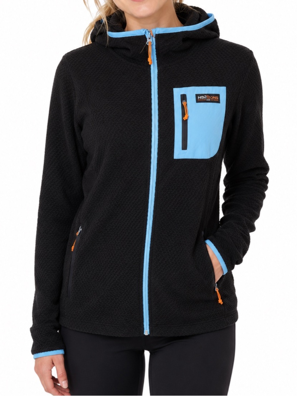 Ventures Endurance Hot Chocolate Run Zip-Up Hoodie Brown Medium